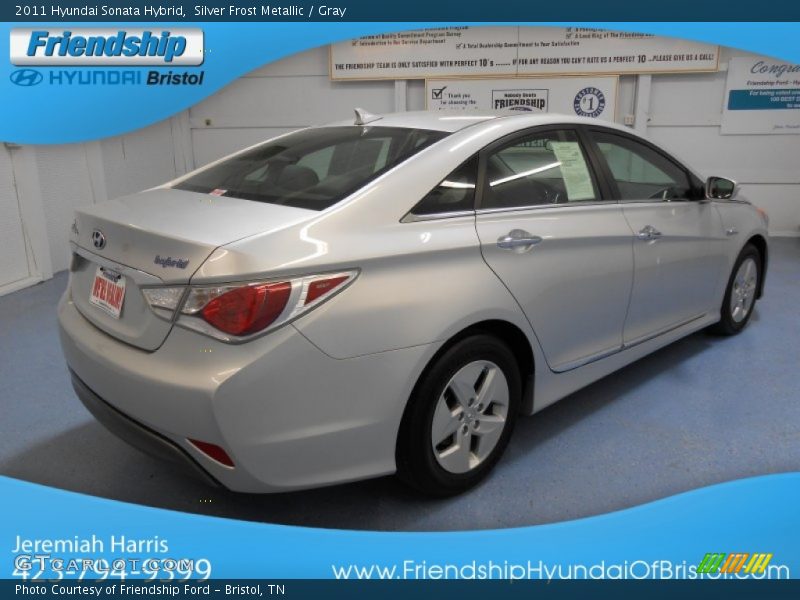 Silver Frost Metallic / Gray 2011 Hyundai Sonata Hybrid