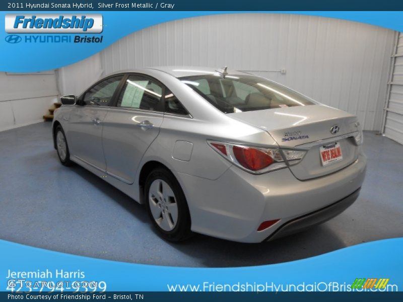 Silver Frost Metallic / Gray 2011 Hyundai Sonata Hybrid