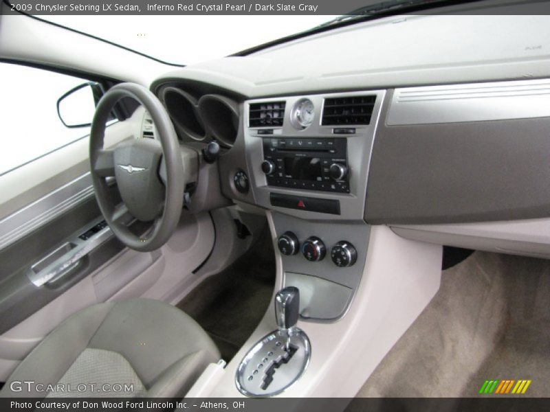Inferno Red Crystal Pearl / Dark Slate Gray 2009 Chrysler Sebring LX Sedan