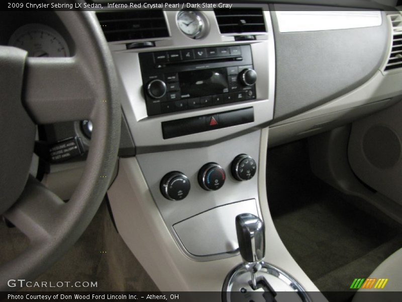 Inferno Red Crystal Pearl / Dark Slate Gray 2009 Chrysler Sebring LX Sedan
