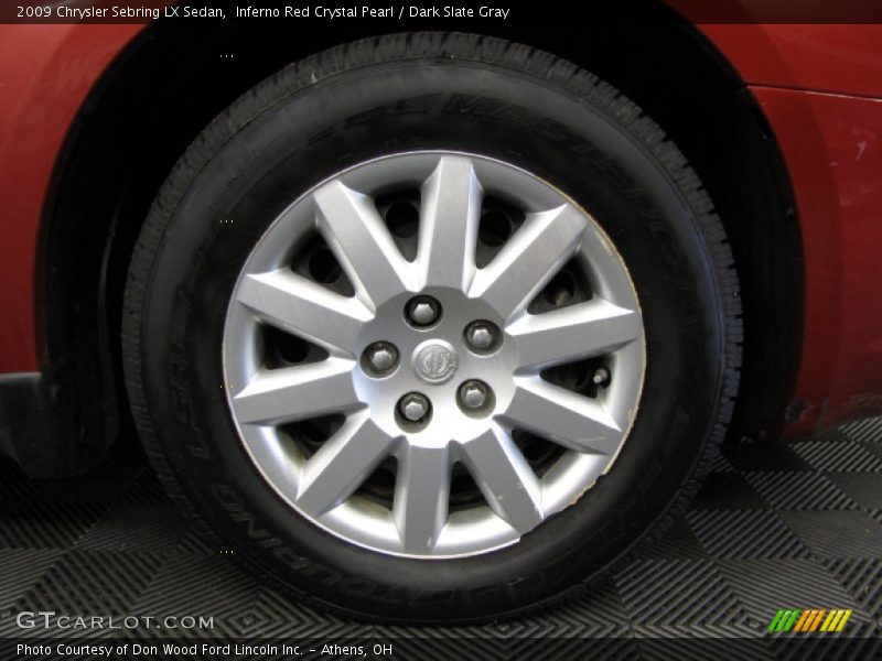 Inferno Red Crystal Pearl / Dark Slate Gray 2009 Chrysler Sebring LX Sedan