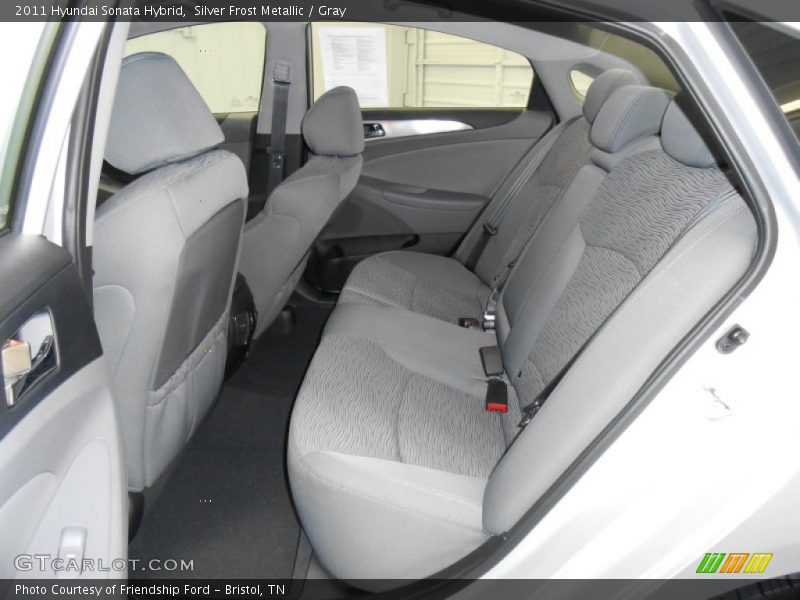 Silver Frost Metallic / Gray 2011 Hyundai Sonata Hybrid