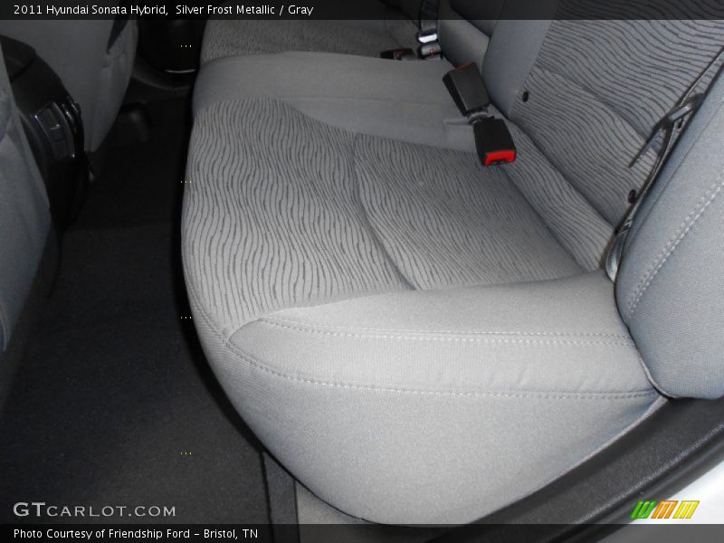 Silver Frost Metallic / Gray 2011 Hyundai Sonata Hybrid