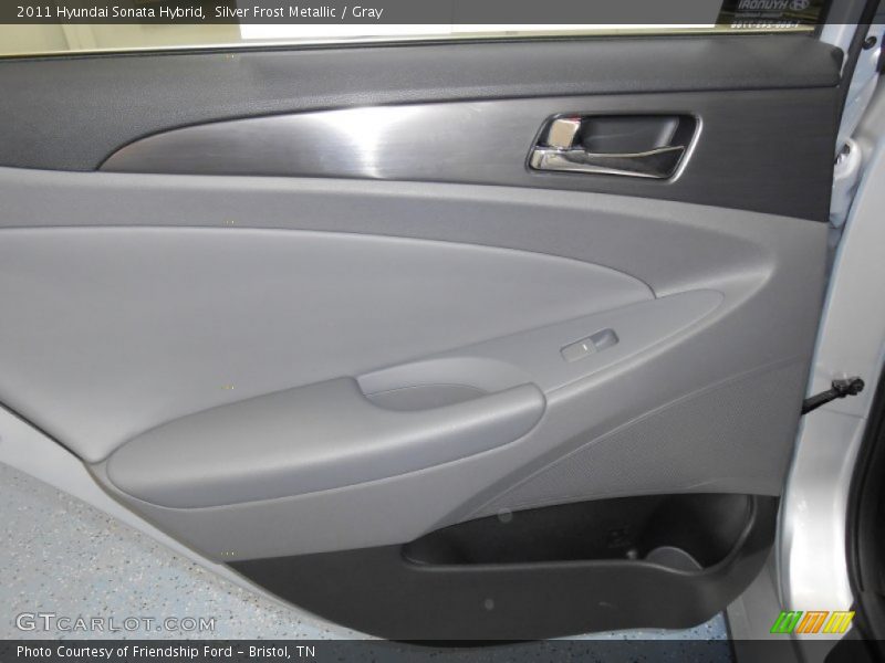 Silver Frost Metallic / Gray 2011 Hyundai Sonata Hybrid