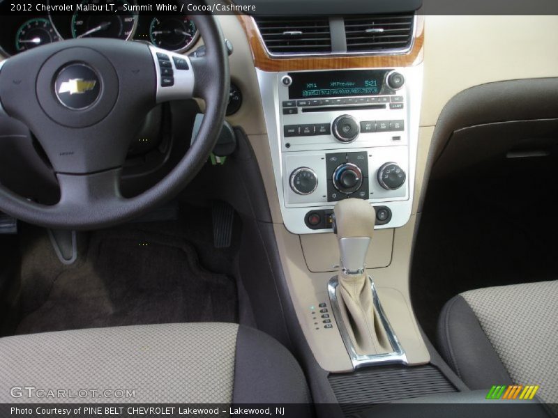 Summit White / Cocoa/Cashmere 2012 Chevrolet Malibu LT