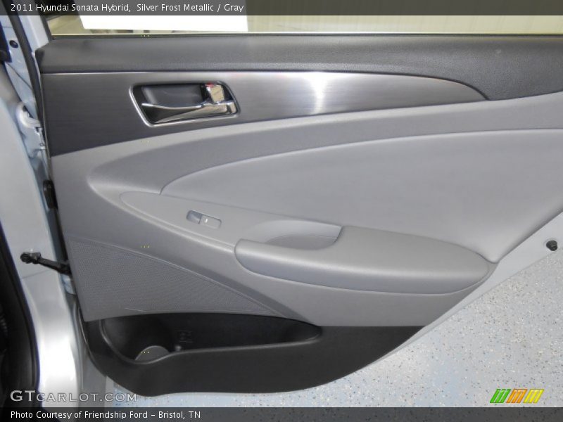 Silver Frost Metallic / Gray 2011 Hyundai Sonata Hybrid