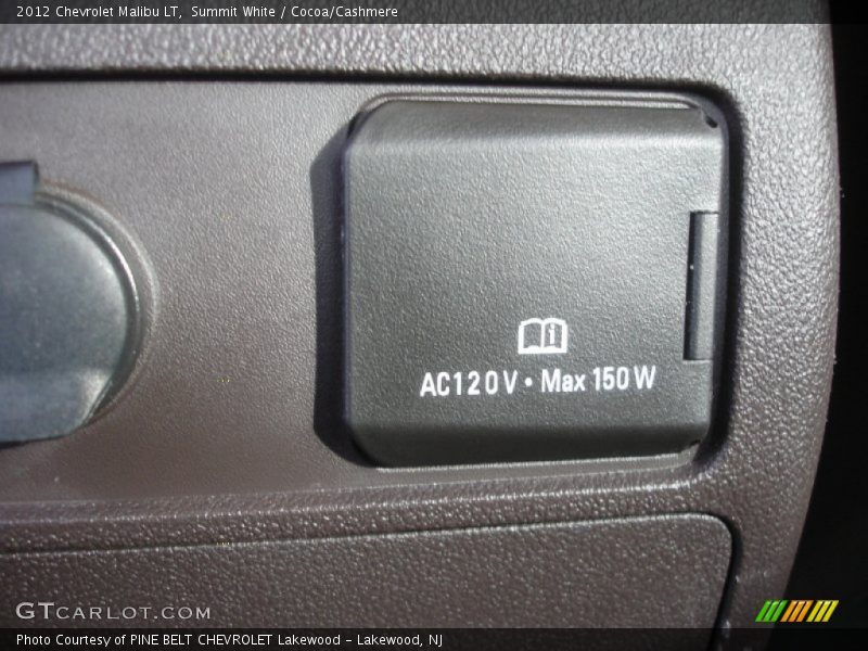 Summit White / Cocoa/Cashmere 2012 Chevrolet Malibu LT