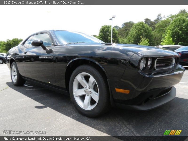Pitch Black / Dark Slate Gray 2013 Dodge Challenger SXT