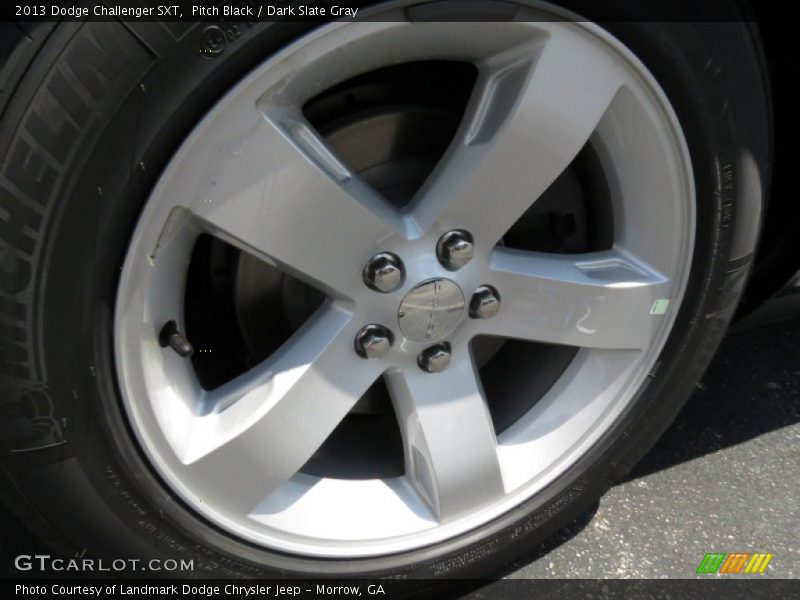 Pitch Black / Dark Slate Gray 2013 Dodge Challenger SXT