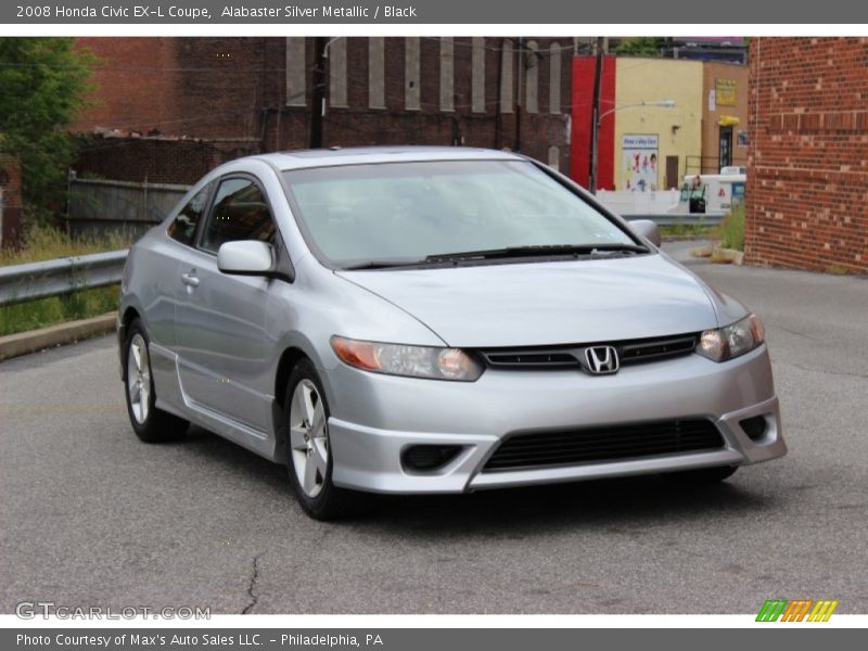 Front 3/4 View of 2008 Civic EX-L Coupe