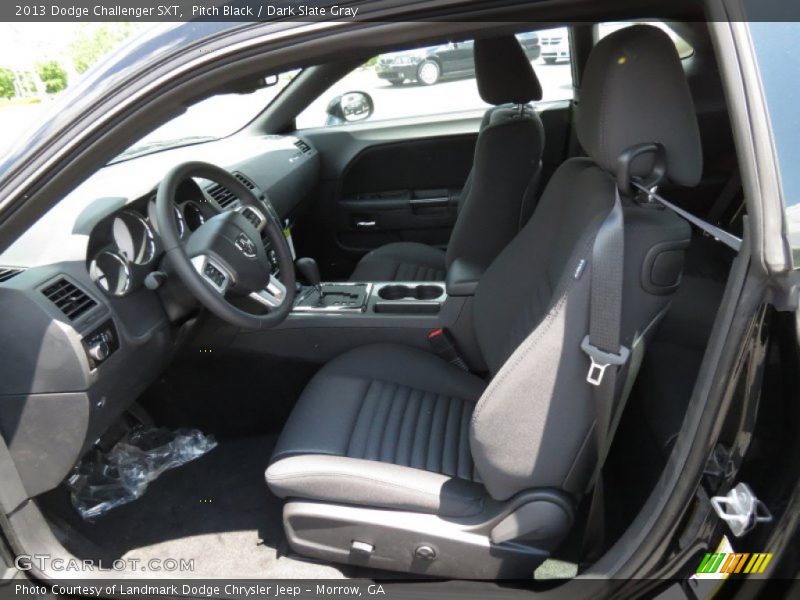 Pitch Black / Dark Slate Gray 2013 Dodge Challenger SXT