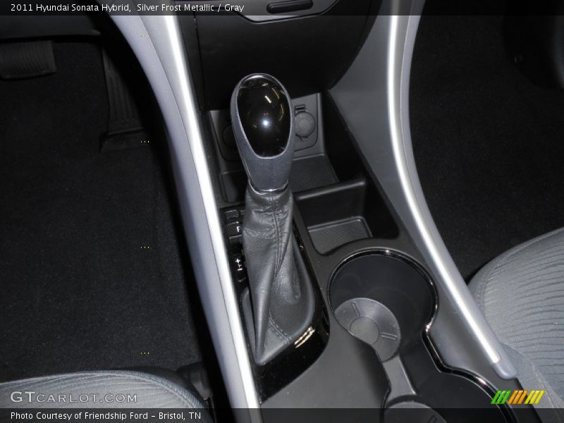 Silver Frost Metallic / Gray 2011 Hyundai Sonata Hybrid