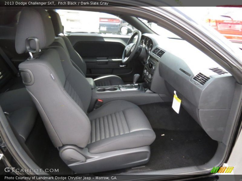 Pitch Black / Dark Slate Gray 2013 Dodge Challenger SXT
