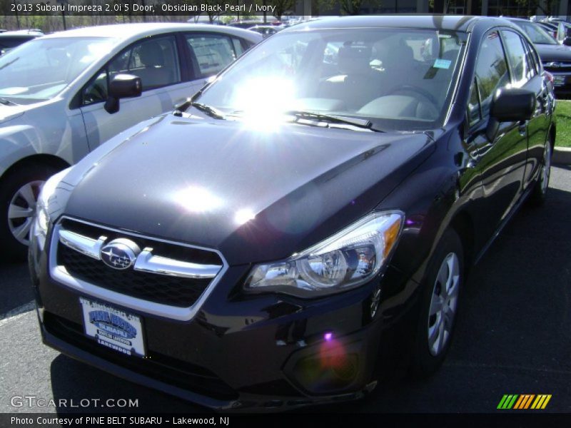 Obsidian Black Pearl / Ivory 2013 Subaru Impreza 2.0i 5 Door
