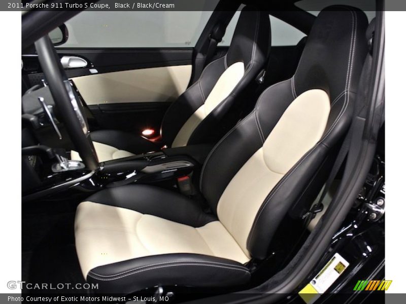 Front Seat of 2011 911 Turbo S Coupe