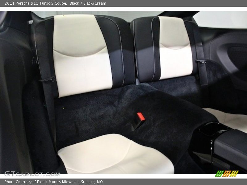 Rear Seat of 2011 911 Turbo S Coupe