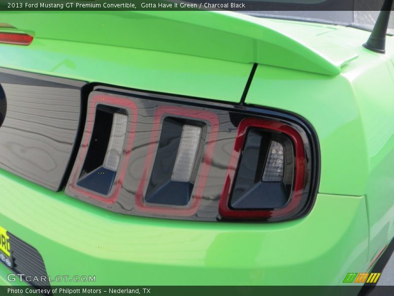 Gotta Have It Green / Charcoal Black 2013 Ford Mustang GT Premium Convertible