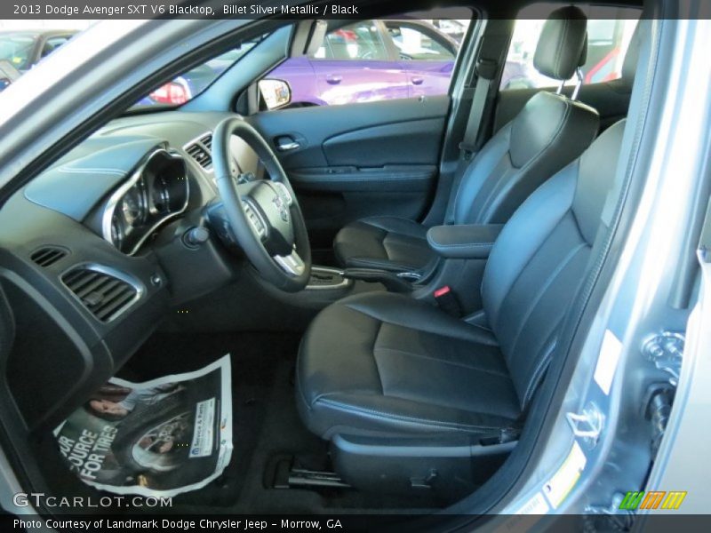 Billet Silver Metallic / Black 2013 Dodge Avenger SXT V6 Blacktop