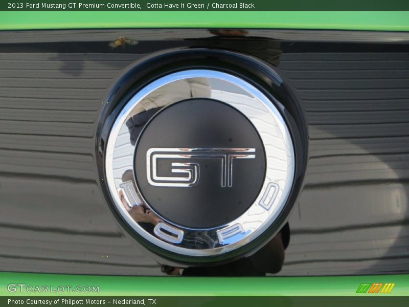 Gotta Have It Green / Charcoal Black 2013 Ford Mustang GT Premium Convertible