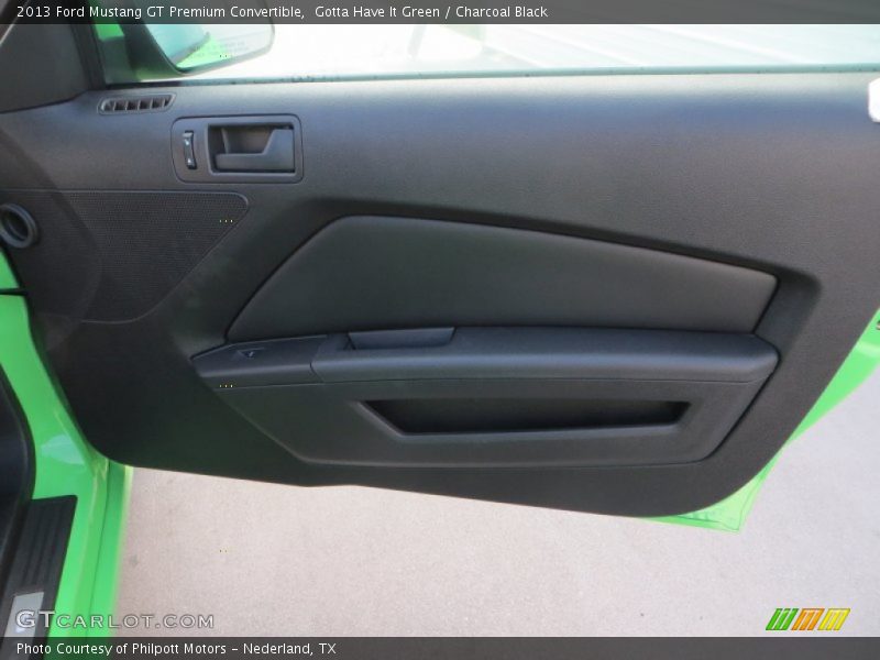 Gotta Have It Green / Charcoal Black 2013 Ford Mustang GT Premium Convertible