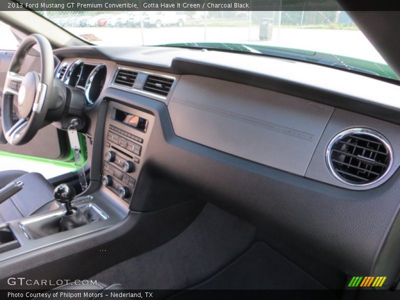 Dashboard of 2013 Mustang GT Premium Convertible