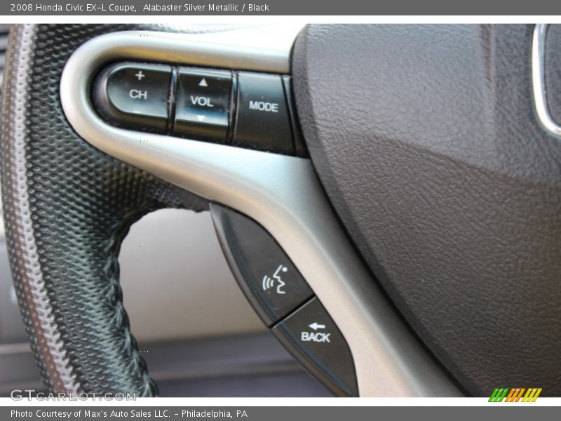 Controls of 2008 Civic EX-L Coupe