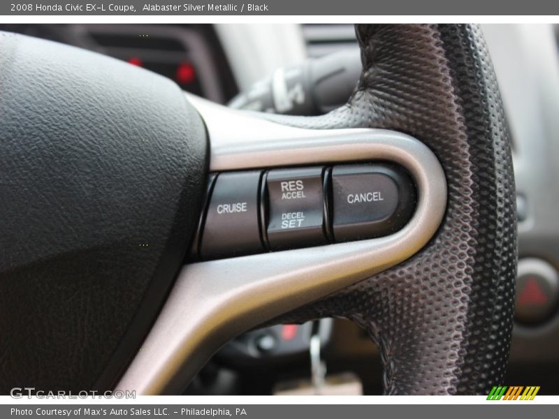Controls of 2008 Civic EX-L Coupe