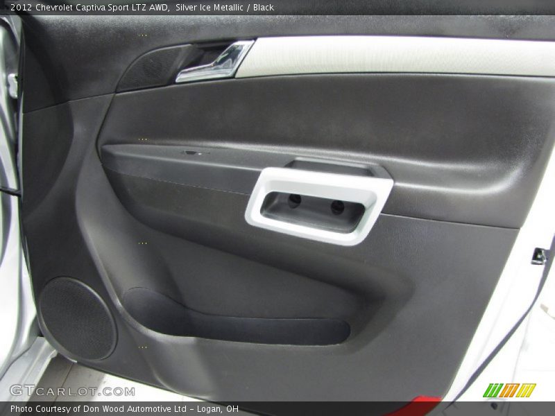 Silver Ice Metallic / Black 2012 Chevrolet Captiva Sport LTZ AWD