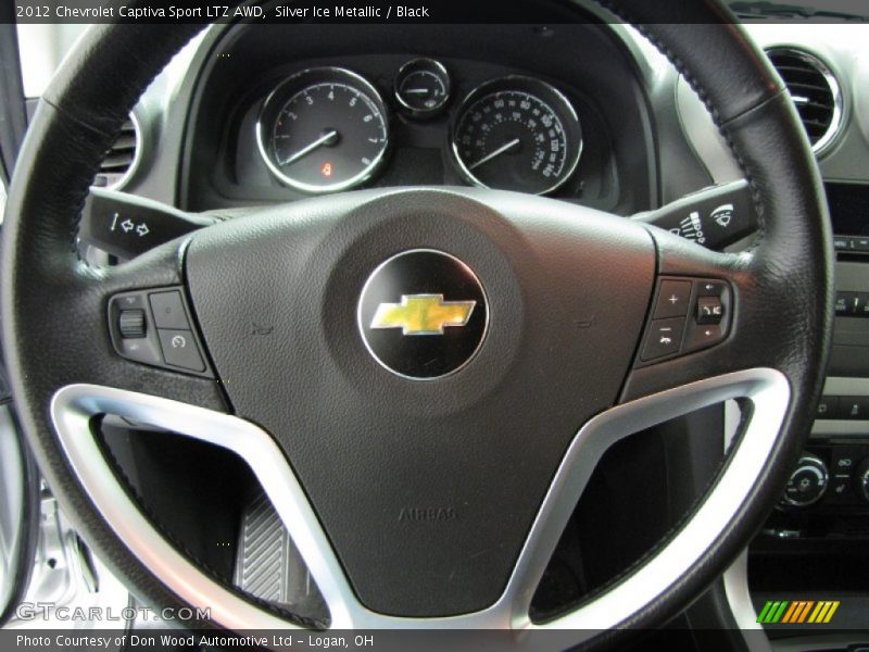 Silver Ice Metallic / Black 2012 Chevrolet Captiva Sport LTZ AWD