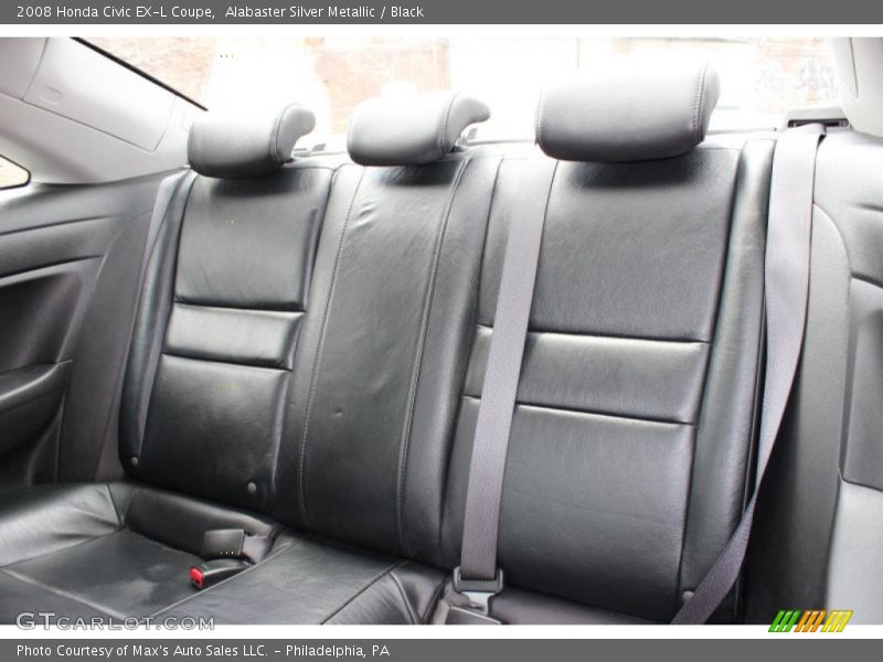 Rear Seat of 2008 Civic EX-L Coupe