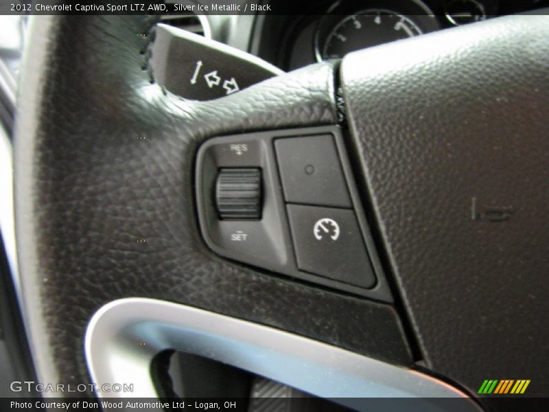Silver Ice Metallic / Black 2012 Chevrolet Captiva Sport LTZ AWD