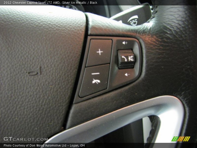 Silver Ice Metallic / Black 2012 Chevrolet Captiva Sport LTZ AWD