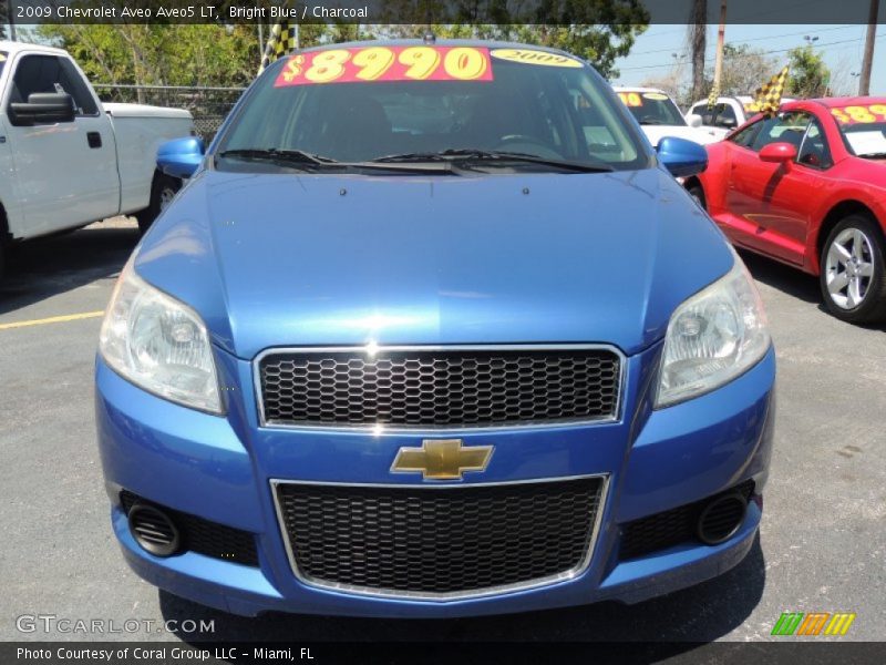 Bright Blue / Charcoal 2009 Chevrolet Aveo Aveo5 LT