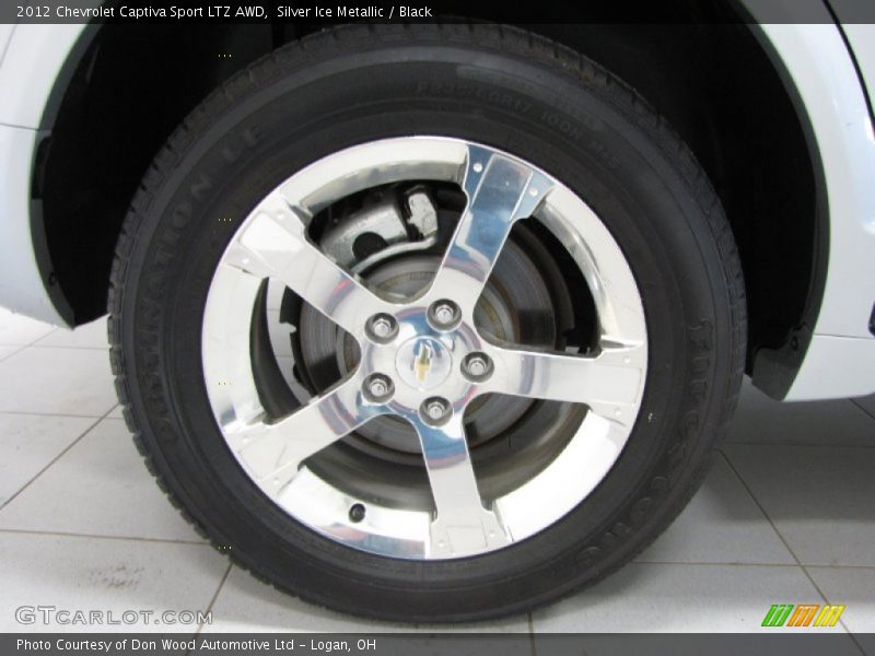 Silver Ice Metallic / Black 2012 Chevrolet Captiva Sport LTZ AWD