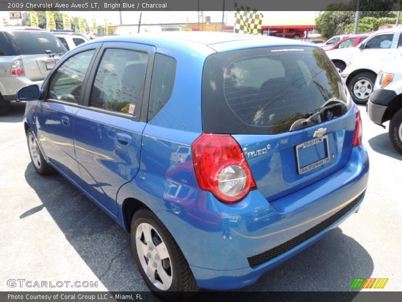 Bright Blue / Charcoal 2009 Chevrolet Aveo Aveo5 LT