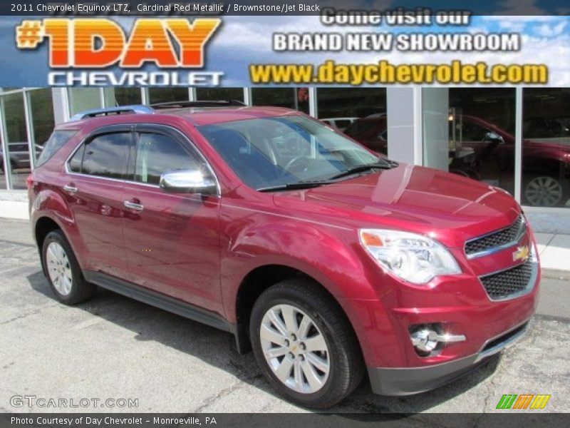 Cardinal Red Metallic / Brownstone/Jet Black 2011 Chevrolet Equinox LTZ