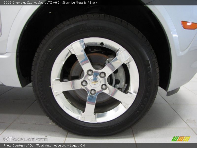 Silver Ice Metallic / Black 2012 Chevrolet Captiva Sport LTZ AWD