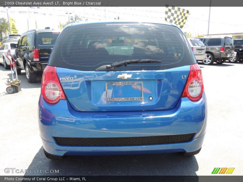 Bright Blue / Charcoal 2009 Chevrolet Aveo Aveo5 LT