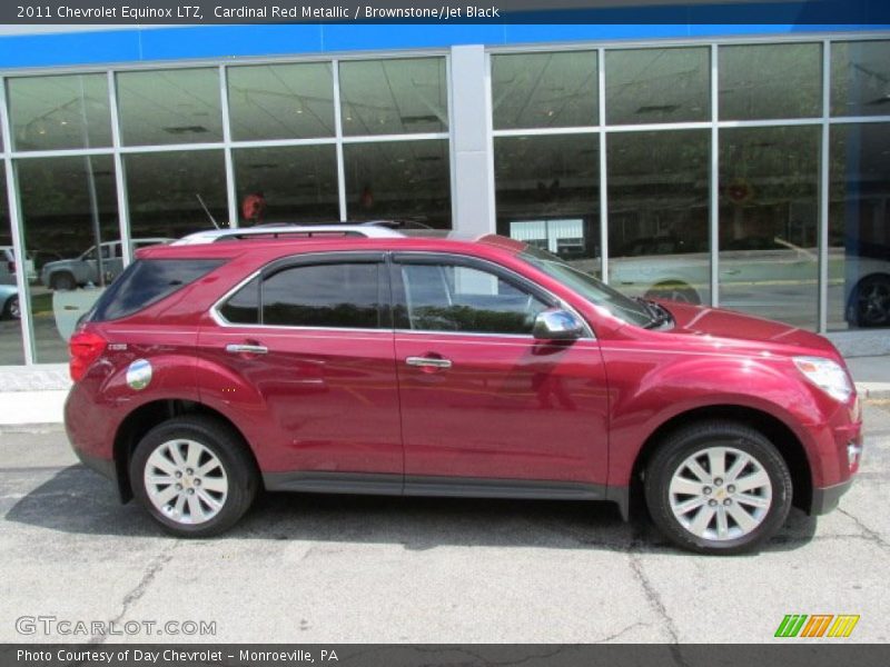 Cardinal Red Metallic / Brownstone/Jet Black 2011 Chevrolet Equinox LTZ