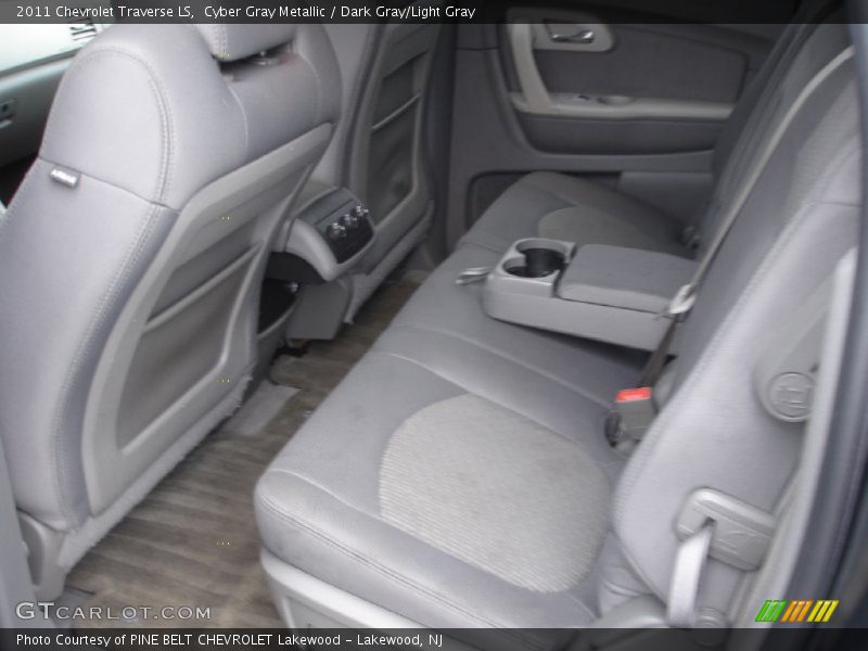 Cyber Gray Metallic / Dark Gray/Light Gray 2011 Chevrolet Traverse LS
