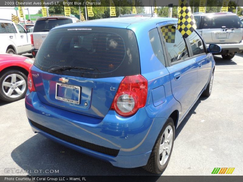 Bright Blue / Charcoal 2009 Chevrolet Aveo Aveo5 LT
