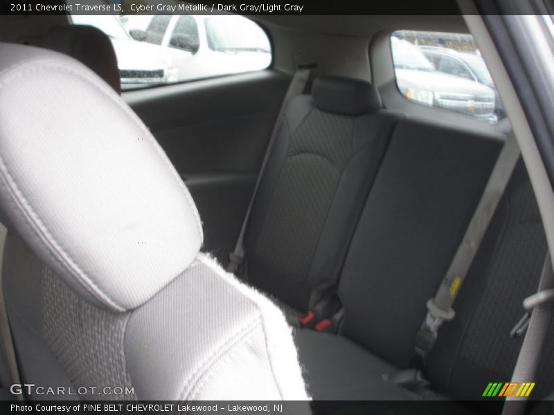 Cyber Gray Metallic / Dark Gray/Light Gray 2011 Chevrolet Traverse LS