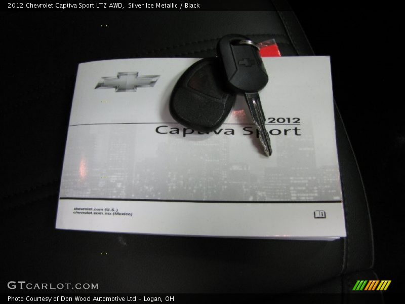Silver Ice Metallic / Black 2012 Chevrolet Captiva Sport LTZ AWD