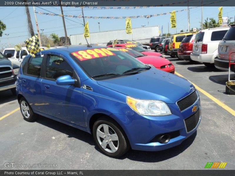 Bright Blue / Charcoal 2009 Chevrolet Aveo Aveo5 LT