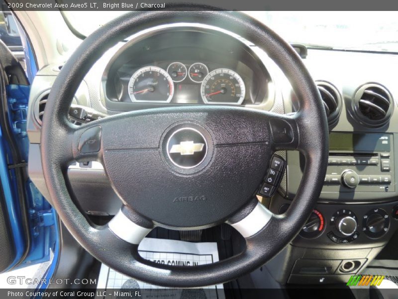Bright Blue / Charcoal 2009 Chevrolet Aveo Aveo5 LT