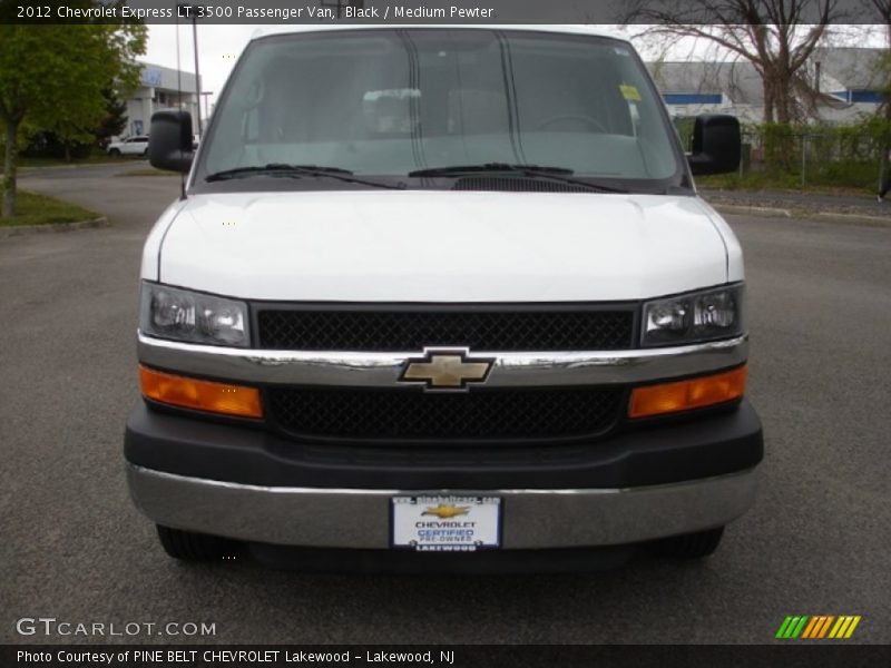 Black / Medium Pewter 2012 Chevrolet Express LT 3500 Passenger Van