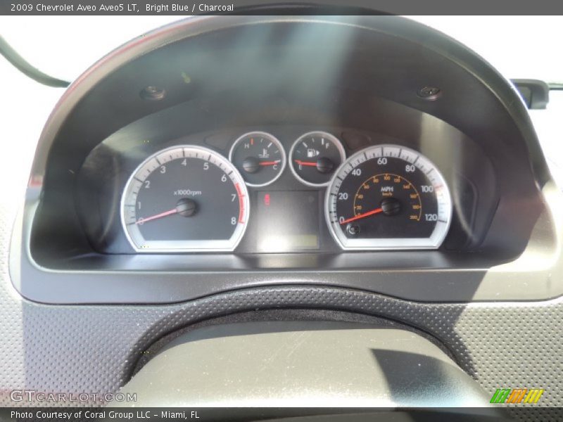 Bright Blue / Charcoal 2009 Chevrolet Aveo Aveo5 LT