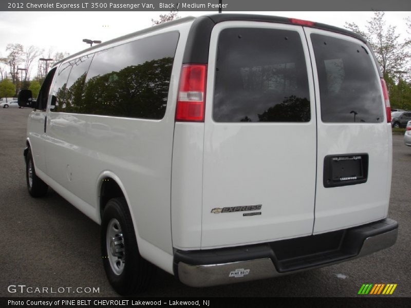 Black / Medium Pewter 2012 Chevrolet Express LT 3500 Passenger Van