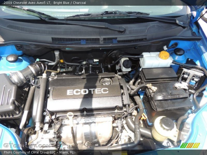 Bright Blue / Charcoal 2009 Chevrolet Aveo Aveo5 LT