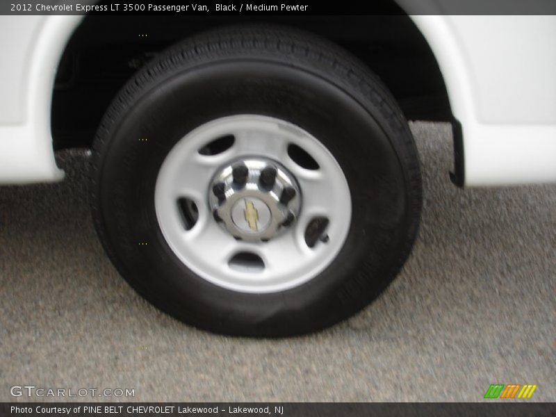 Black / Medium Pewter 2012 Chevrolet Express LT 3500 Passenger Van